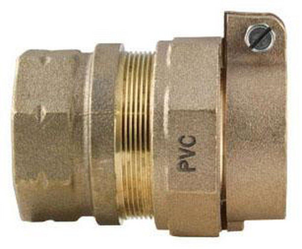 Ford Meter Box FIP x PVC Brass Coupling 