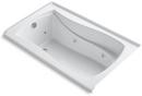 60 x 36 in. Bathtub with Left Hand Drain in White