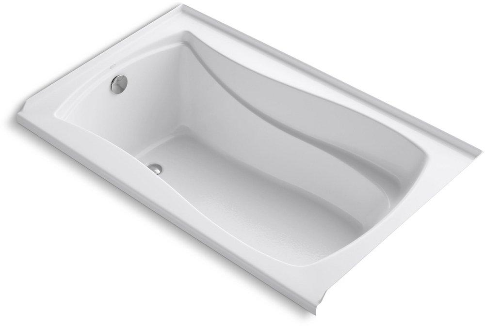 KOHLER White 60 x 36 in. Soaker Alcove Bathtub Left Drain 