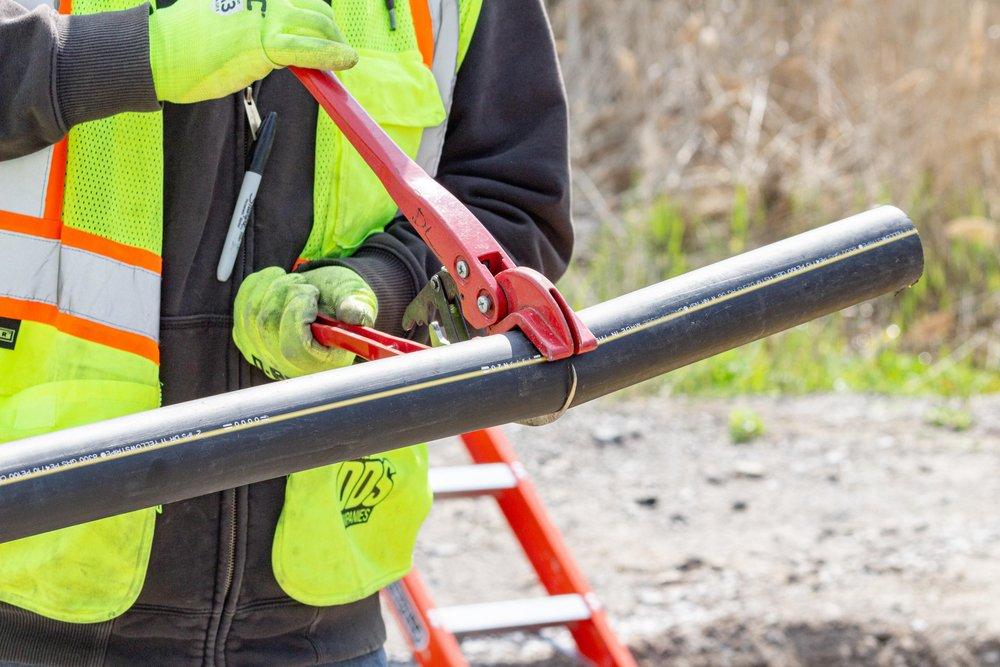 REED Red 17 in. Ratchet Shears 