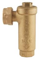 3/4 in. Meter Swivel x FIP Brass Angle Cartridge Dual Check Valve