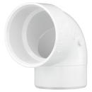 White PVC DWV 90&deg; Street Vent Elbow 