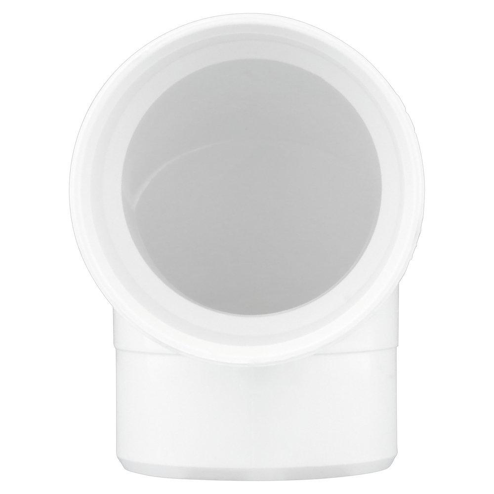 White PVC DWV 90&deg; Street Vent Elbow 