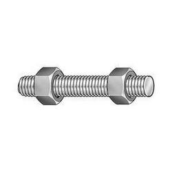 3/4 x 9 in. Alloy Steel Steel Stud and Double Hex Nut
