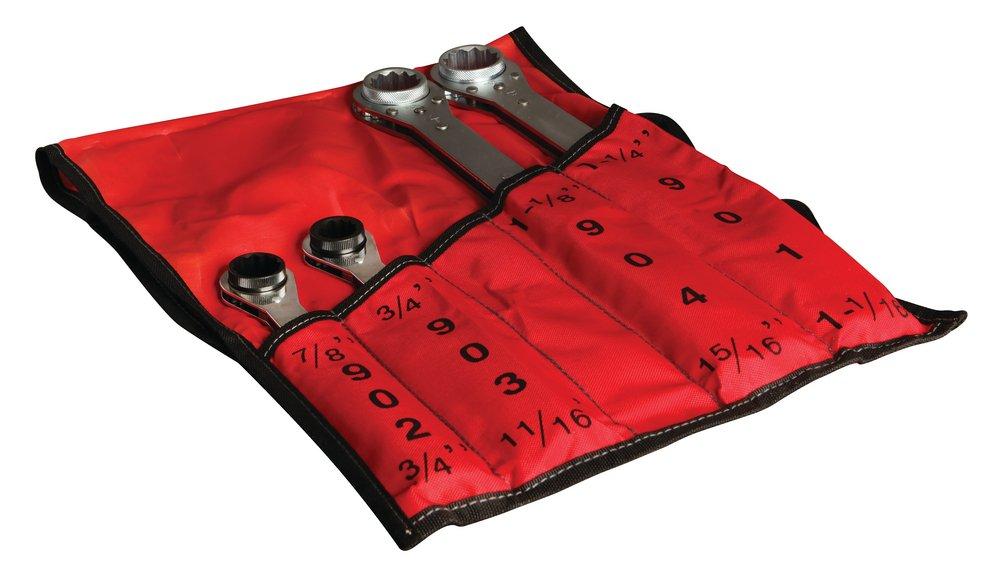 JCM Industries Polished Chrome Wrench Set 