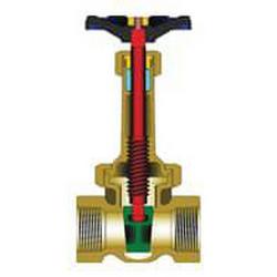 1/2 in. Bronze Standard Port Threaded Gate Valve
