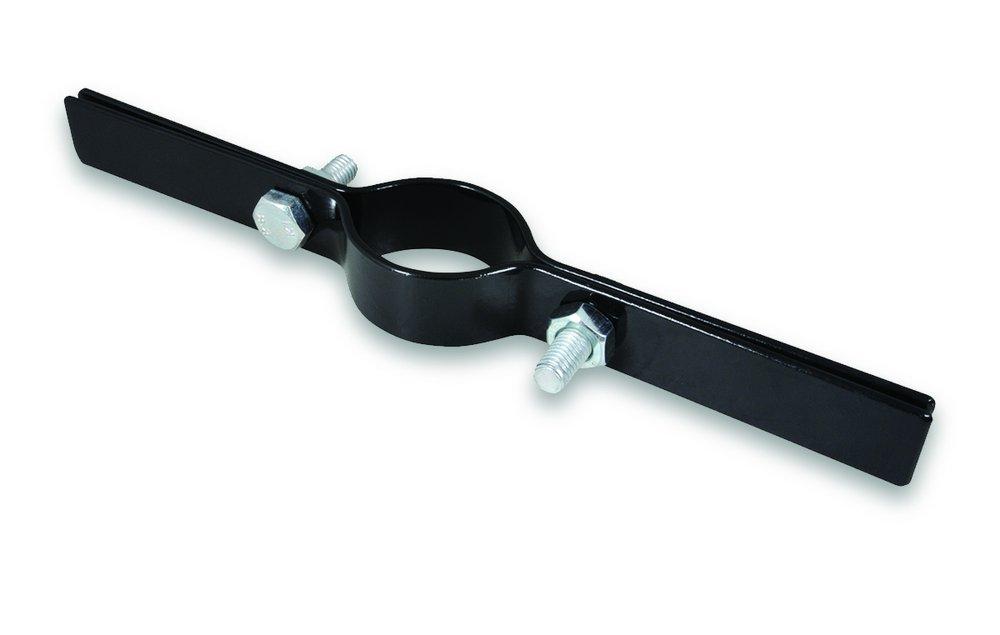 Walraven Black Epoxy Carbon Steel Riser Clamp for Plastic Pipe 