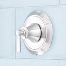 Single Handle Pressure Balancing Valve Trim in Brushed Nickel