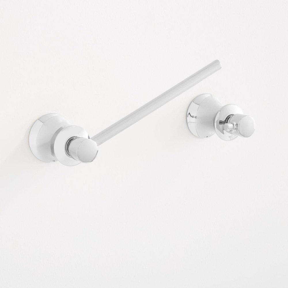 Signature Hardware Chrome Wall Mount Toilet Tissue Holder 
