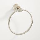 Signature Hardware Polished Nickel Round Open Towel Ring 