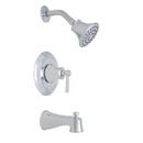 Single Handle Single Function Bathtub & Shower Faucet in Polished Chrome (Trim Only)