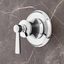 Signature Hardware Chrome Transfer Valve Trim Only with Single Lever Handle 
