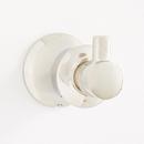 Signature Hardware Polished Nickel Robe Hook 
