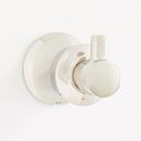 Signature Hardware Polished Nickel 1 Robe Hook 