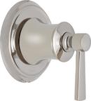 Volume Control Trim Only with Single Lever Handle in Polished Nickel