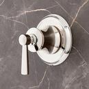 Transfer Valve Trim Only with Single Lever Handle in Polished Nickel