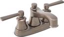 Centerset Bathroom Sink Faucet with Double Lever Handle in Oil Rubbed Bronze