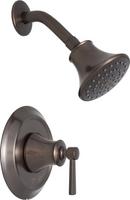 Pressure Balancing Shower Faucet Trim with Single Lever Handle in Oil Rubbed Bronze