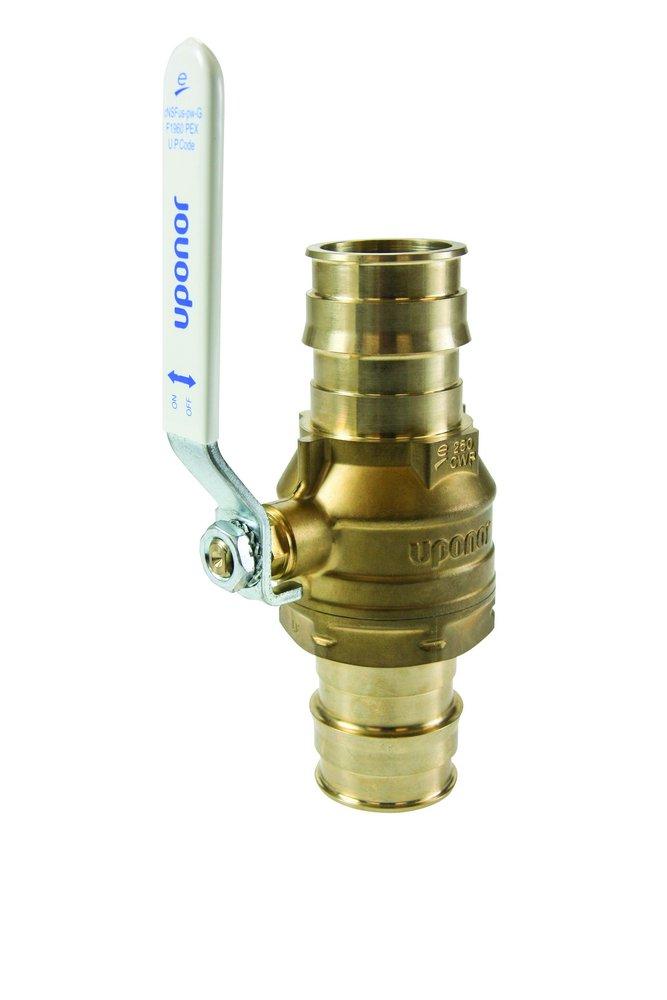 Uponor Brass Full Port PEX 200# Ball Valve 