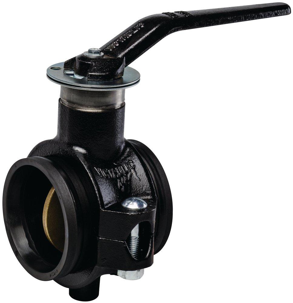 2-1/2 in. Carbon Steel EPDM Locking Lever Handle Butterfly Valve 