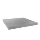 40 in. x 40 in. x 3 in. Plastic Equipment Pad - Grey