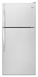 18 cu. ft. Top Mount Freezer Refrigerator in Monochromatic Stainless Steel