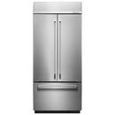 KitchenAid Stainless Steel 36-1/4 in. 20.8 cu. ft. French Door Refrigerator 