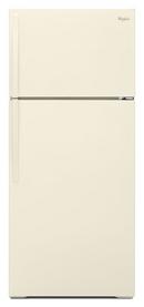 28 in. 16 cu. ft. Top Mount Freezer and Full Refrigerator in Biscuit
