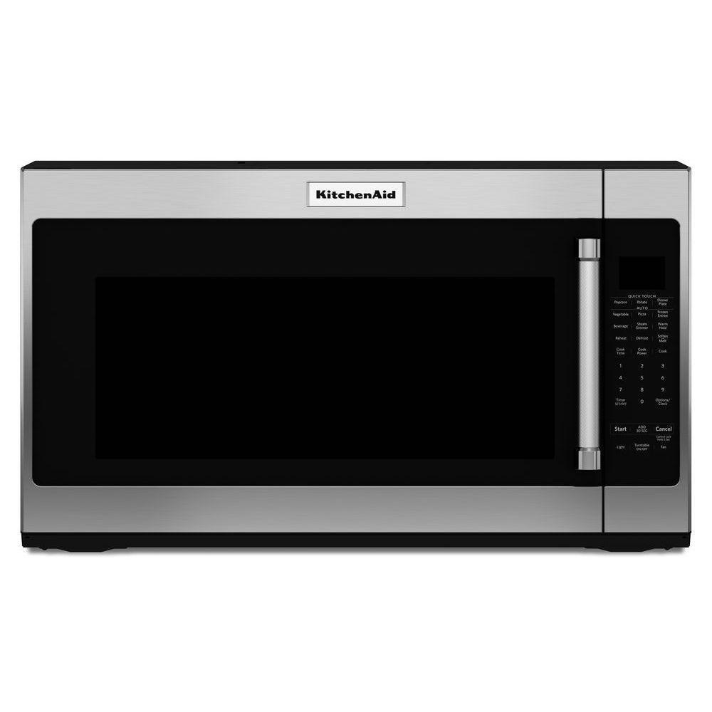 KitchenAid Stainless Steel 2.0 cu. ft. 1000 W Updraft Over-the-Range Microwave 