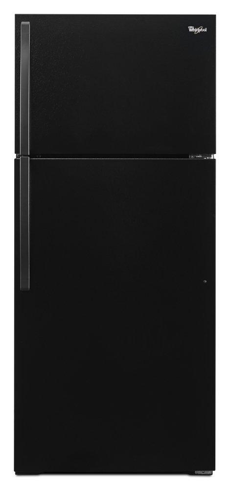 Whirlpool Black 28 in. 14 cu. ft. Top Mount Freezer and Full Refrigerator 