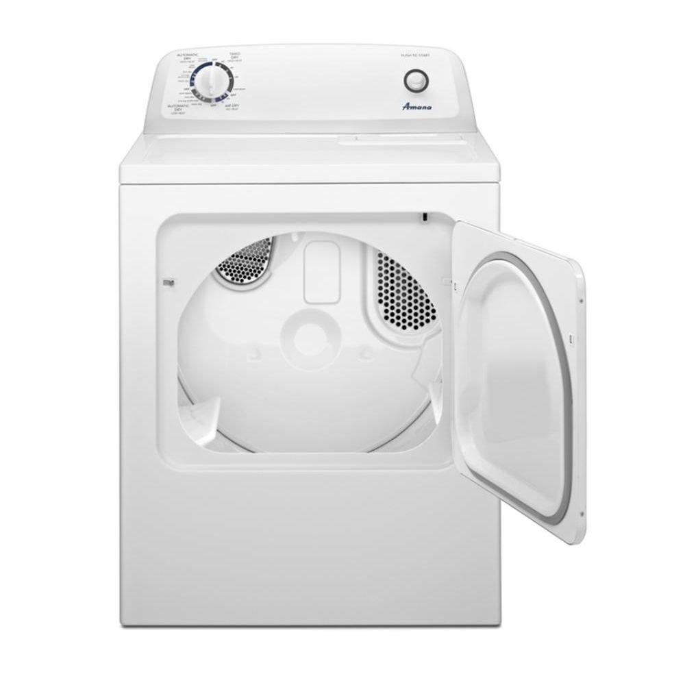Amana White 29 in. 6.5 cu. ft. Electric Dryer 
