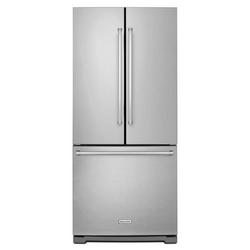 30-1/8 in. 19.7 cu. ft. French Door Bottom Mount Freezer Refrigerator in Stainless Steel