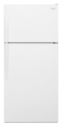 28 in. 15 cu. ft. Top Mount Freezer and Full Refrigerator in White