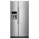 35-3/4 in. 22.7 cu. ft. Side-By-Side Refrigerator in Stainless Steel/Grey
