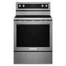 KitchenAid Stainless Steel 29-7/8 in. Electric 5-Burner Radiant Freestanding Range 