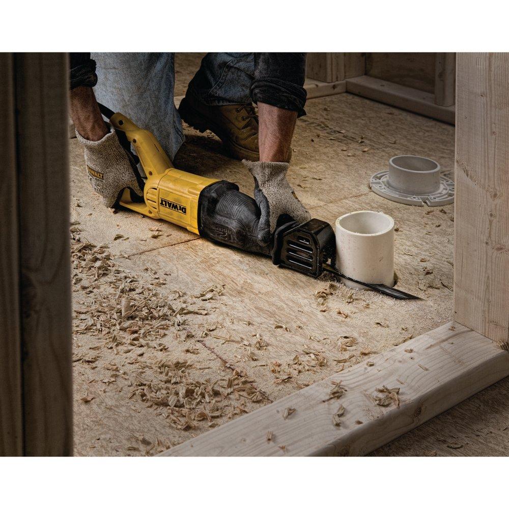 DEWALT Yellow Corded Reciprocating Saw Bare Tool 