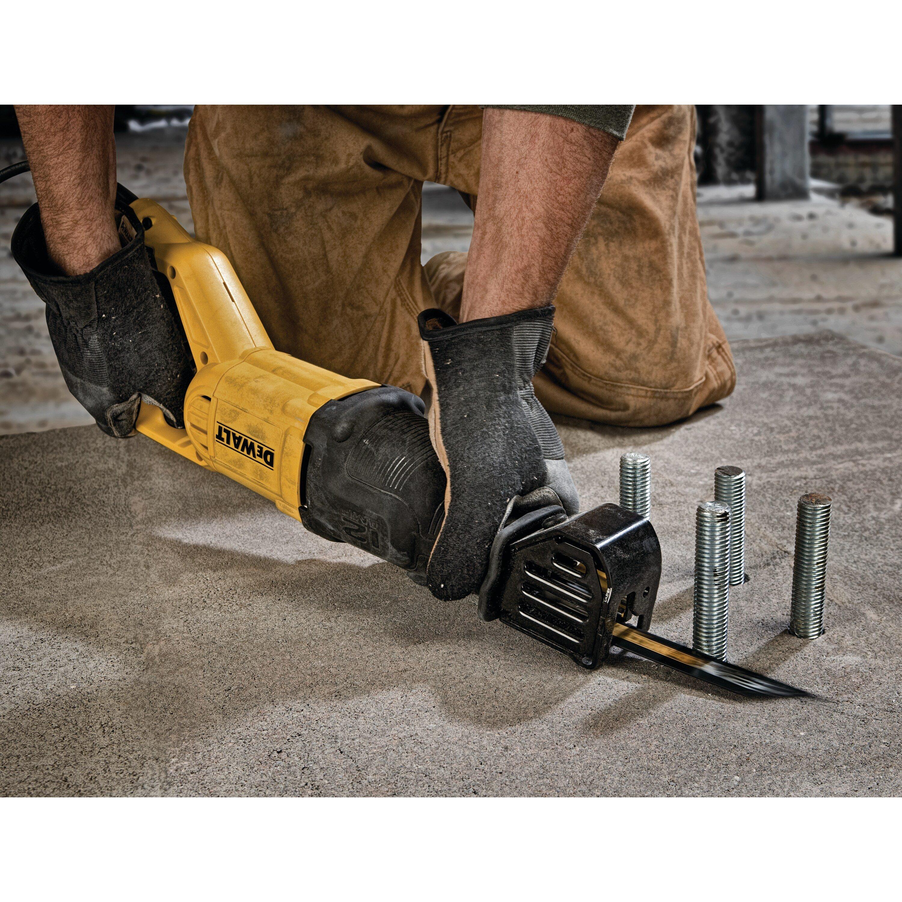 DEWALT Yellow Corded Reciprocating Saw Bare Tool 