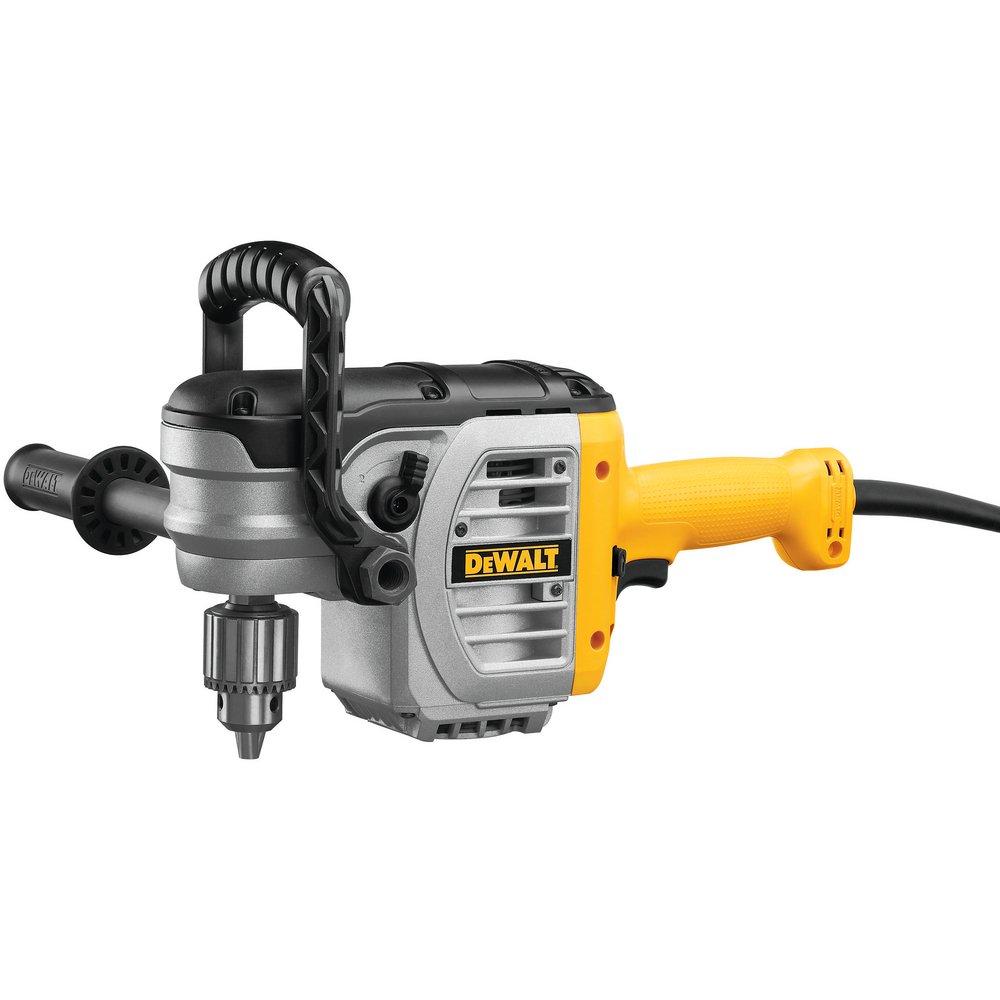 DEWALT Yellow/Black Right Angle Drill with Clutch 