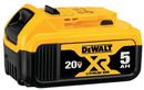 DEWALT Yellow/Black 20V Lithium-Ion Battery Pack 