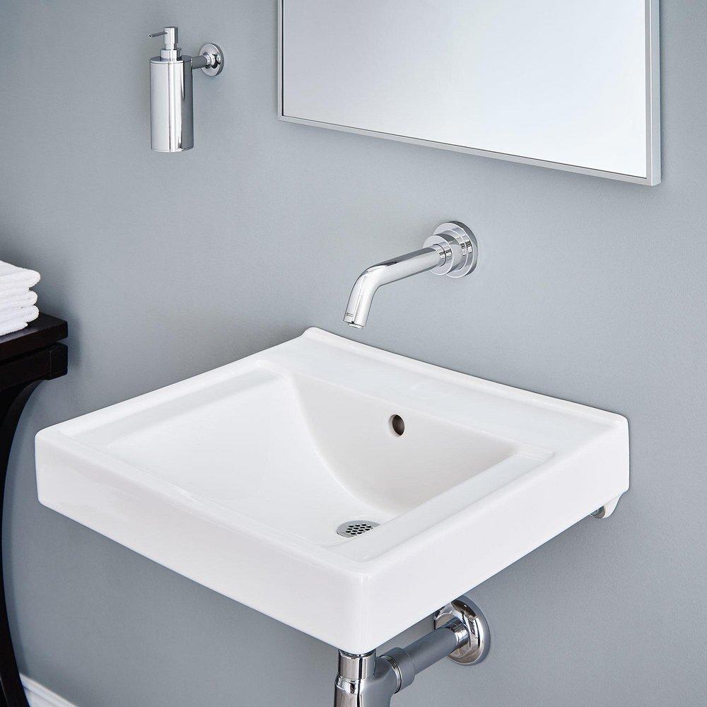 American Standard Polished Chrome No Handle Wall Mount Service Faucet 