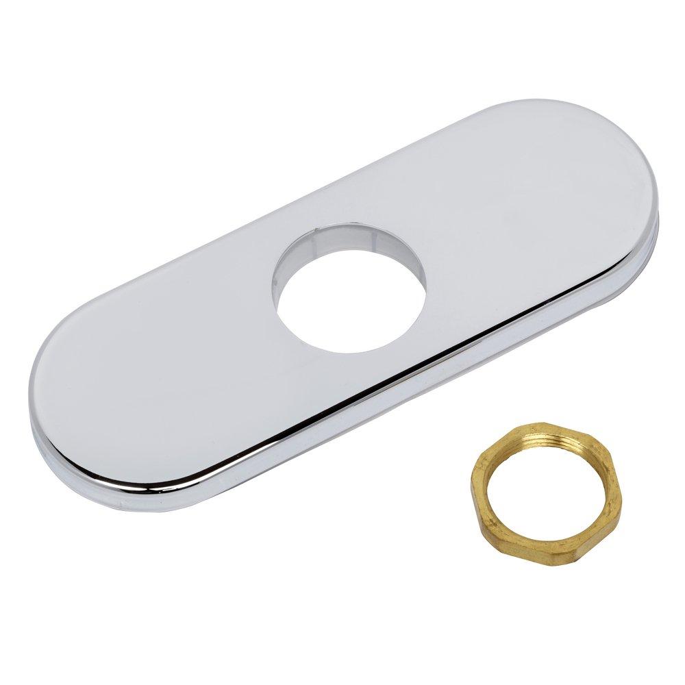 American Standard Polished Chrome 1-3/8 in. Brass Flat Escutcheon 