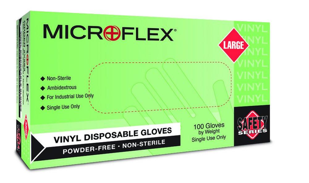 Ansell Occupational Healthcare Clear 5.1 mil Plastic Food Processing Disposable Gloves in Clear (Box of 100) 