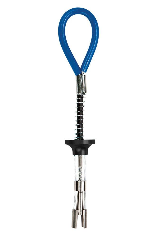 Werner Ladder Blue 3/4 in. Black Air Craft Cable and Stainless Steel Concrete Anchor 