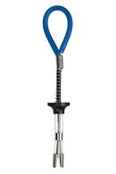 Werner Ladder Blue 3/4 in. Black Air Craft Cable and Stainless Steel Concrete Anchor 