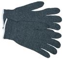 Size L Cotton Plastic Glove in Grey