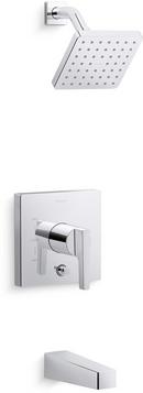 KOHLER Polished Chrome Single Handle Single Function Bathtub & Shower Faucet (Trim Only) 