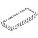 KOHLER White 1-Piece Toilet Cover 