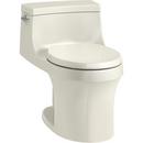 KOHLER Biscuit 1.28 gpf Round Floor Mount One Piece Toilet 