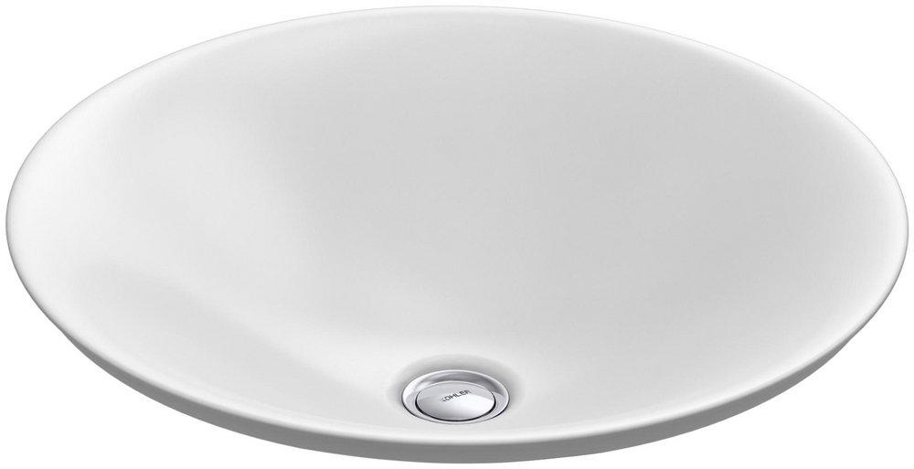 KOHLER White Drop-in Vessel 