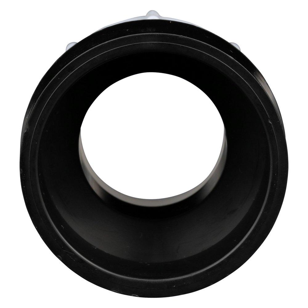 Black ABS DWV Slip Joint Female Trap Adapter with Washer & Polyethylene Nut 
